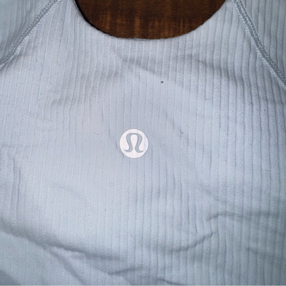 LULU🍋 Align Ribbed Tank‎ - Powder Blue - Picture 4 of 5